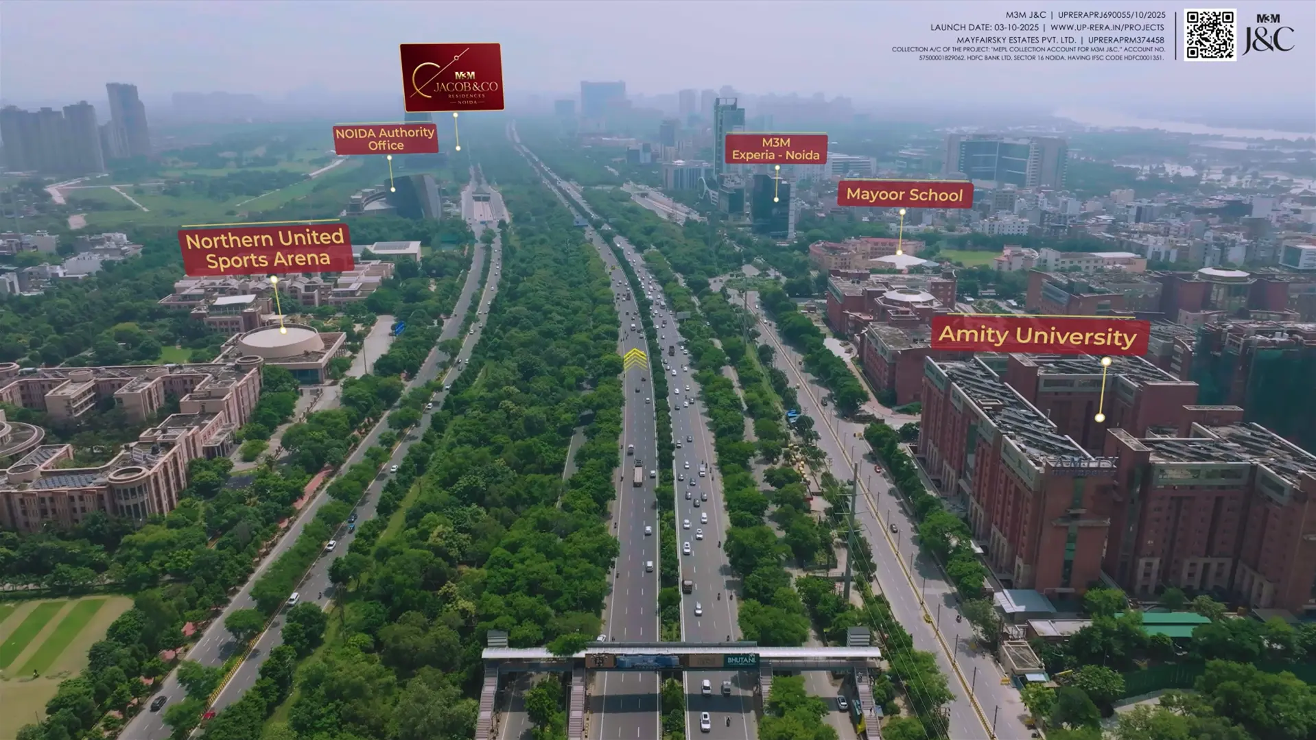 M3M Jacob and Co Branded Residences Noida Connectivity